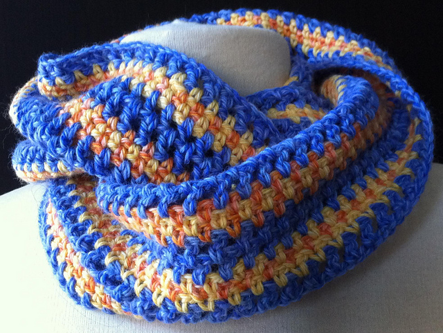 Sunset Crochet Cowl