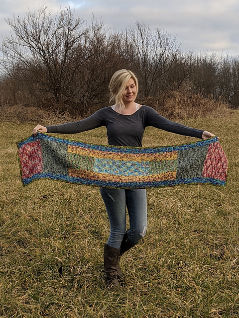 Log Cabin Shawl