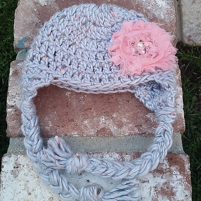 Sugar and Spice Earflap Hat