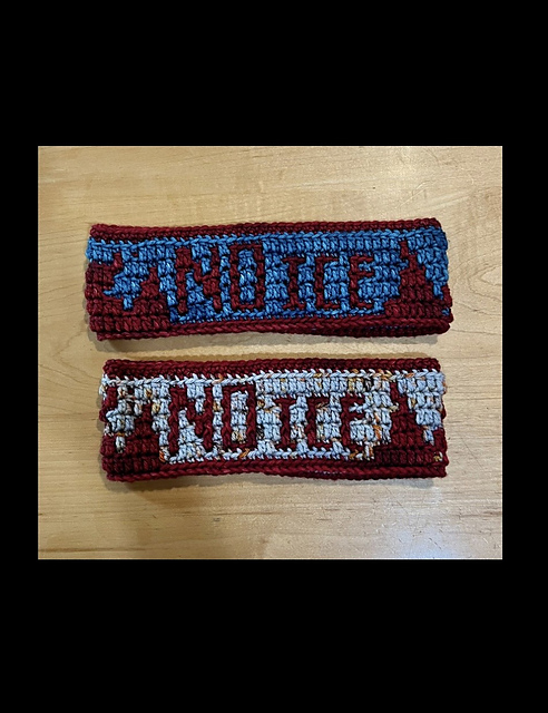 "NO ICE" Flame Ear Warmer / Headband