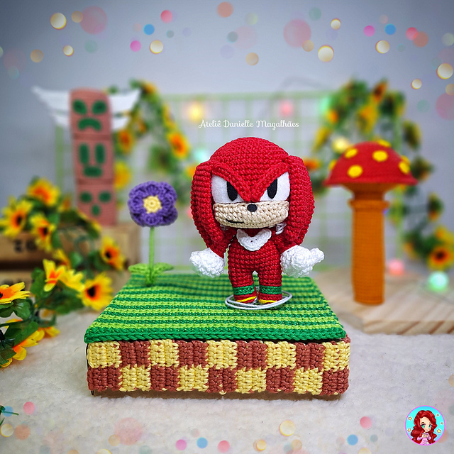 Knuckles Pattern Sonic Ravelry: Knuckles the Echidna pattern by Danielle Magalhães