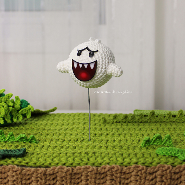 Pattern For Mario Boo Ravelry: Boo - from Mario Bros pattern by Danielle Magalhães