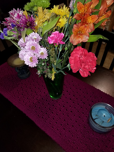 Knit Table Runner