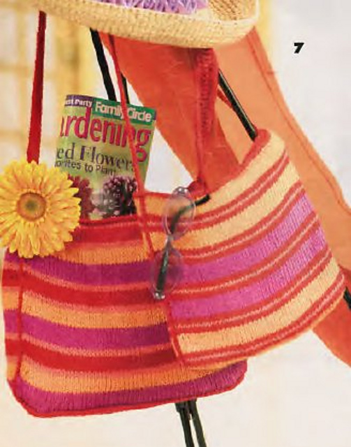 #07 Striped Carryalls