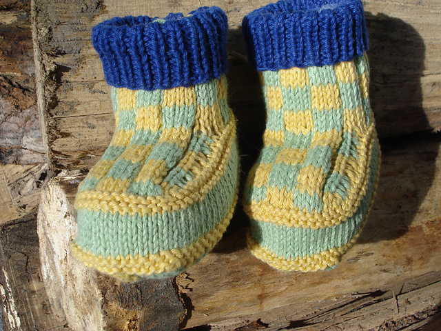 Les chaussons à damier 4/4 Il était un petit navire
