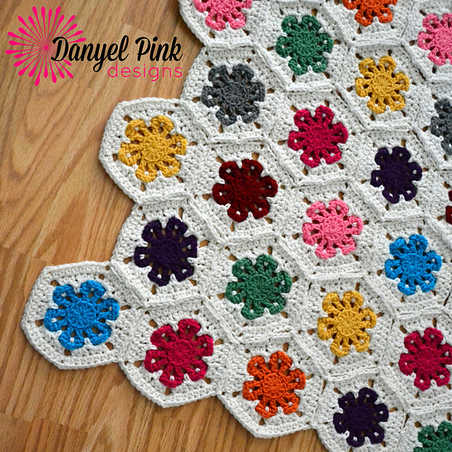 Lazy Daisy Garden Afghan