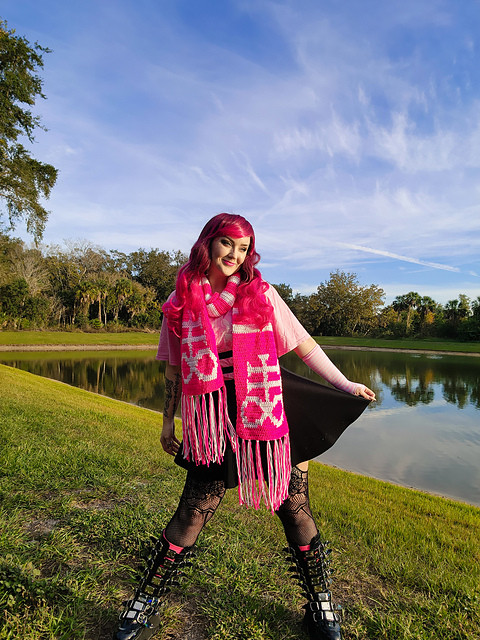 Leviathan Cross Scarf