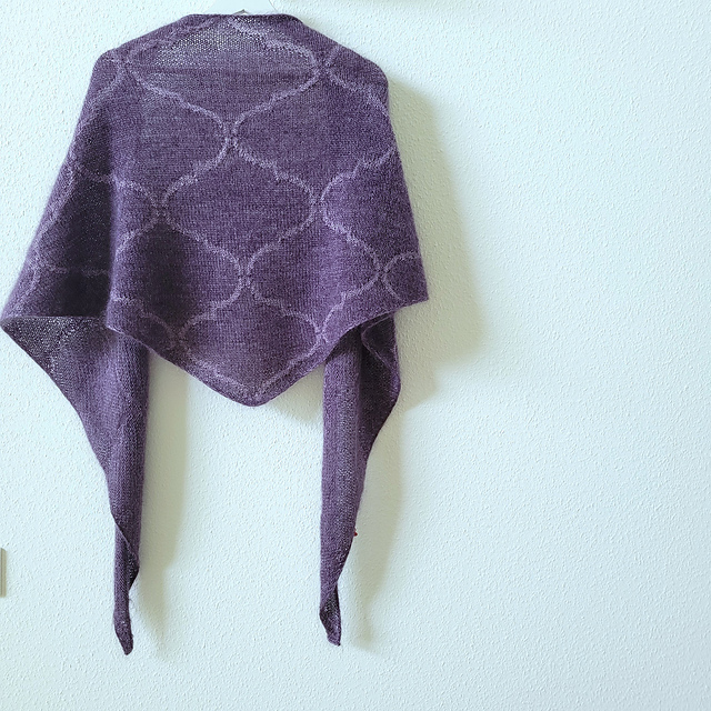 Ravelry Oriental Night Shawl pattern by Ani Knits