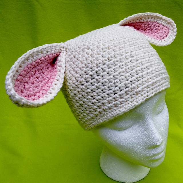 Bunny Rabbit Costume Hat for Easter, Halloween, or Any Time!