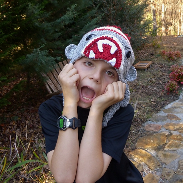 Zombie Sock Monkey Attacks Hat