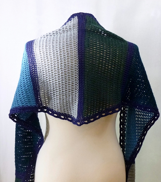 Charmed Shawlette, Shawl, Wrap Crochet