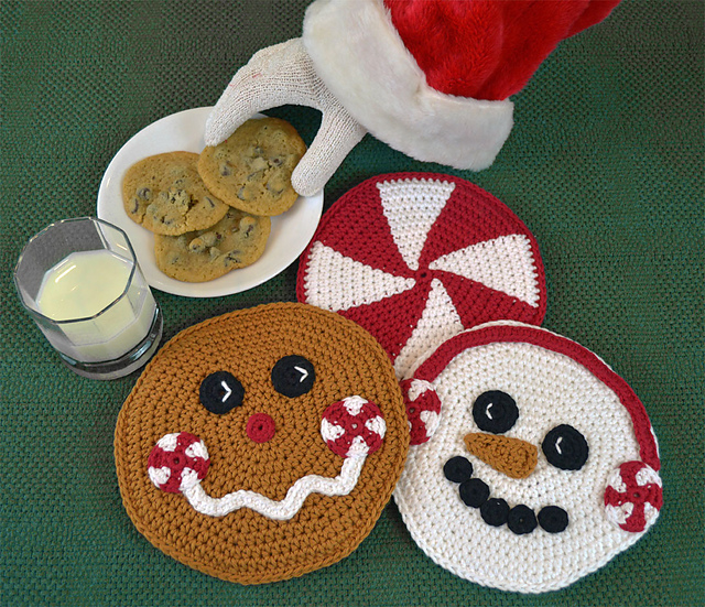 Peppermint Pals Hot Pad Set