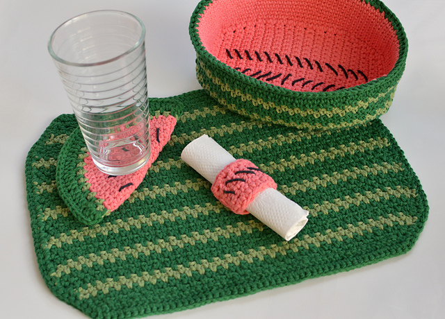 Farm Stand Watermelon Coaster