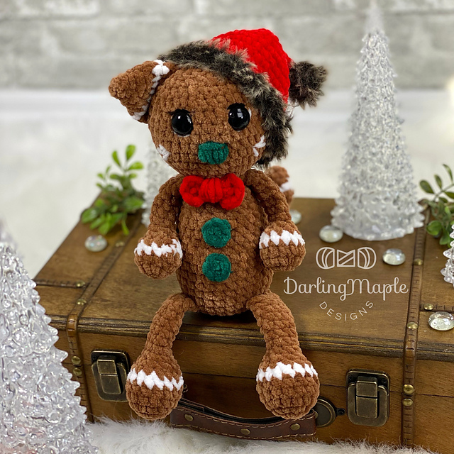 Flip Flop Gingerbread Kitty