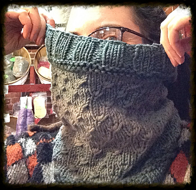Amy Ellen's Monochromatic Cowl