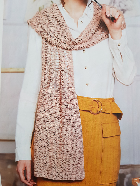 Smocked Scarf