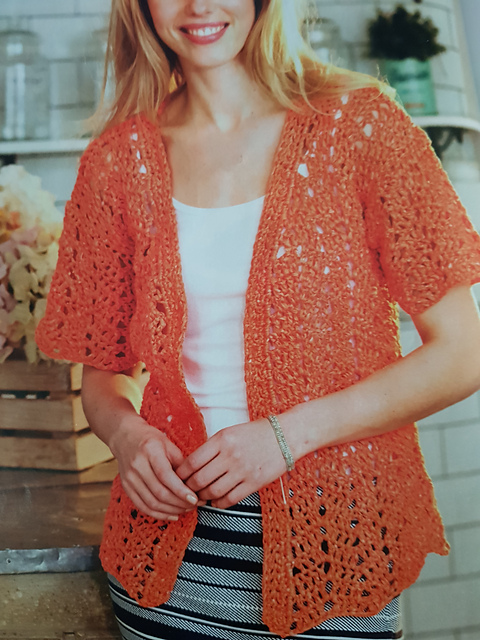 Coral Cardigan
