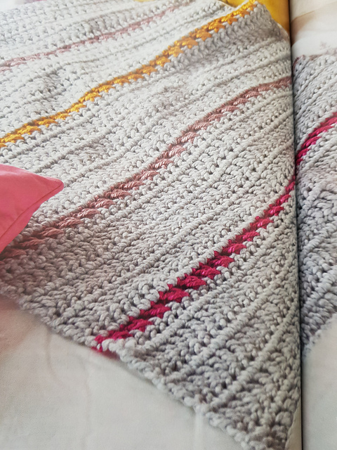 Steely Stripes Blanket