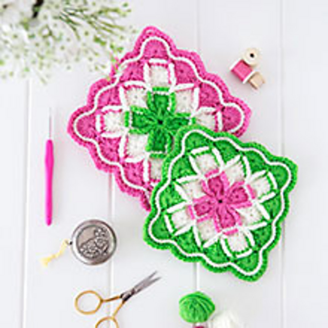 Bavarian Stitch Potholders
