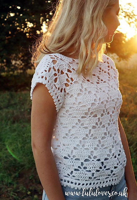 Lacy Short Sleeved Top