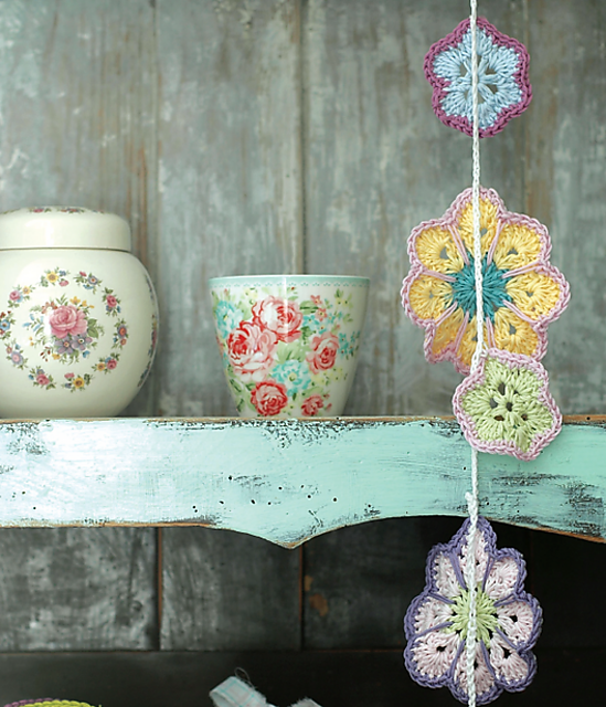 African Flower Garland