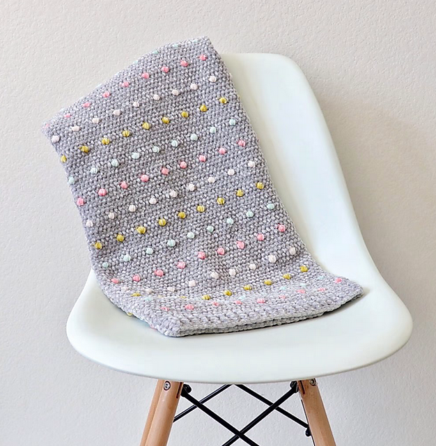 Candy Dots Baby Blanket