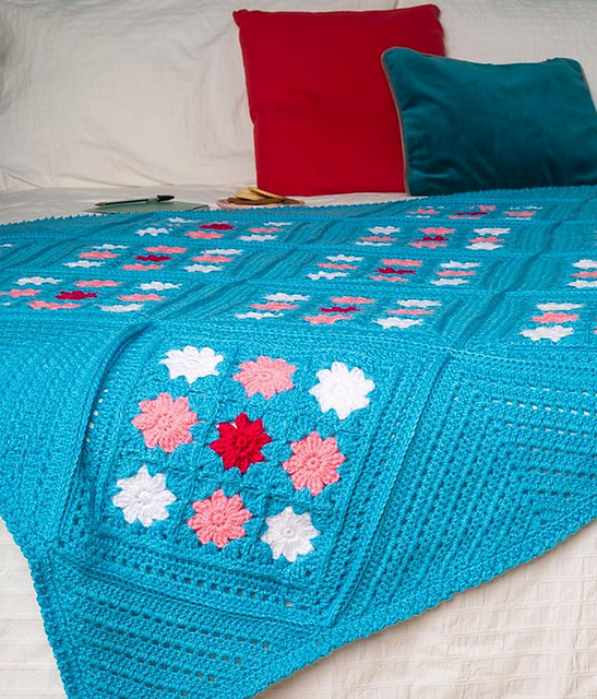 Floral Fireworks Blanket