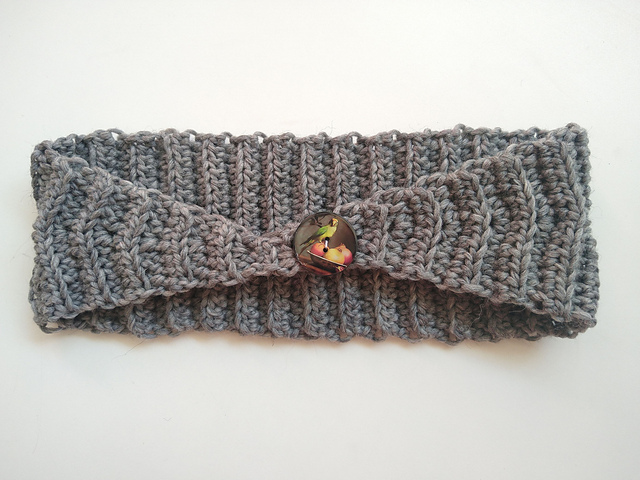 Cavallo Stirnband ROVENA Black Melange - Strickschal Für Sport & Alltag