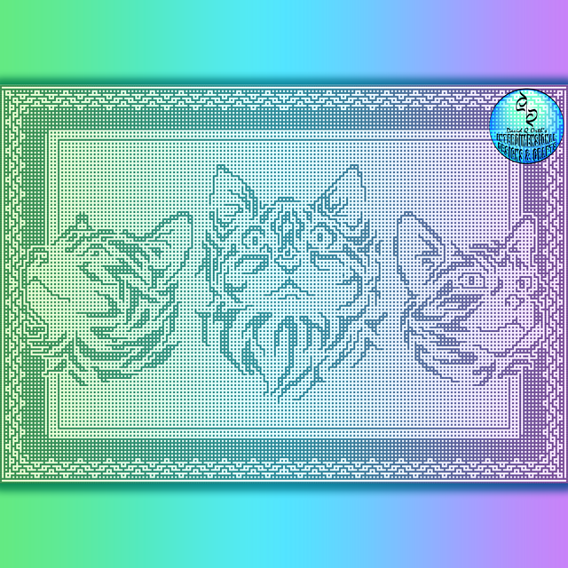 Tribal Cat Set