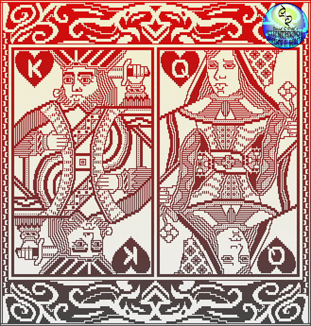 Couple of Hearts Mosaic