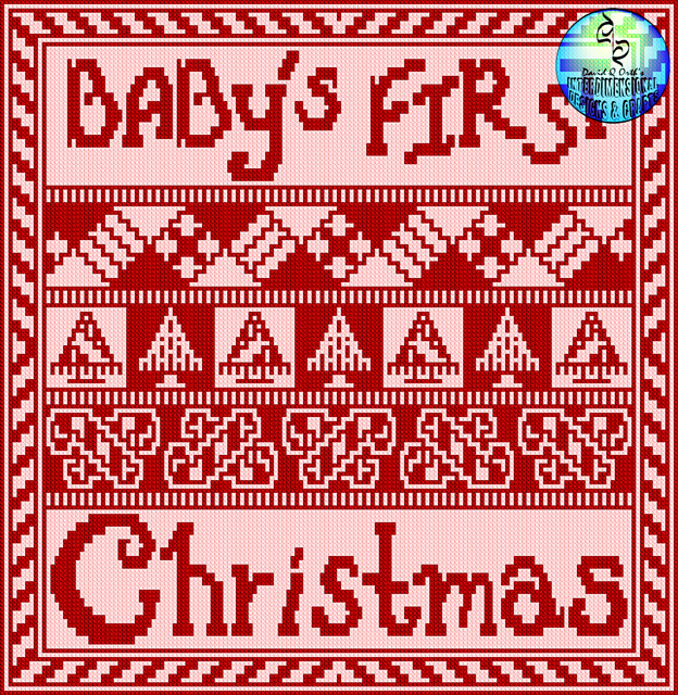 Baby's First Christmas Mosaic