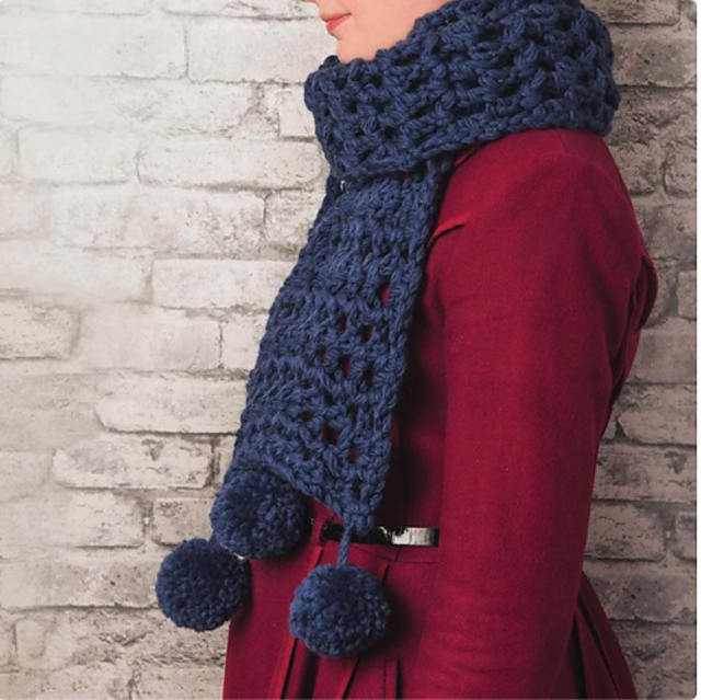 Chunky Trellis Scarf