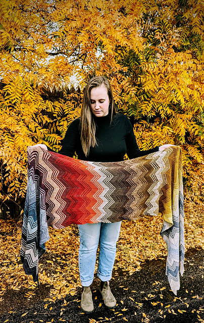Maker's Cove, A Knitted Advent Wrap