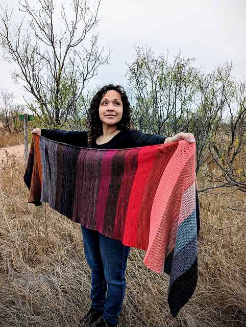 Ostinato, A Knitted Advent Wrap