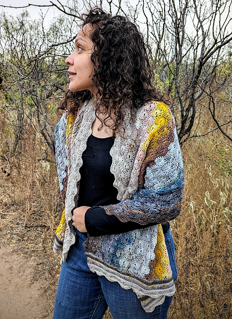 Agnes, A Crocheted Advent Wrap