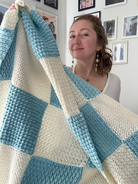 Frost & Linen Afghan