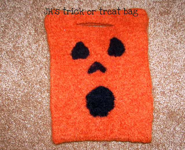 JH's Felted Trick or Treat Bag