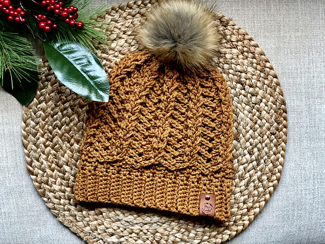 Braided Arrow Beanie