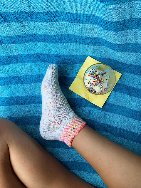 Vanilla Summer Splash Socks
