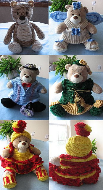 Stuffed Bears Costumes plus 16" Bear