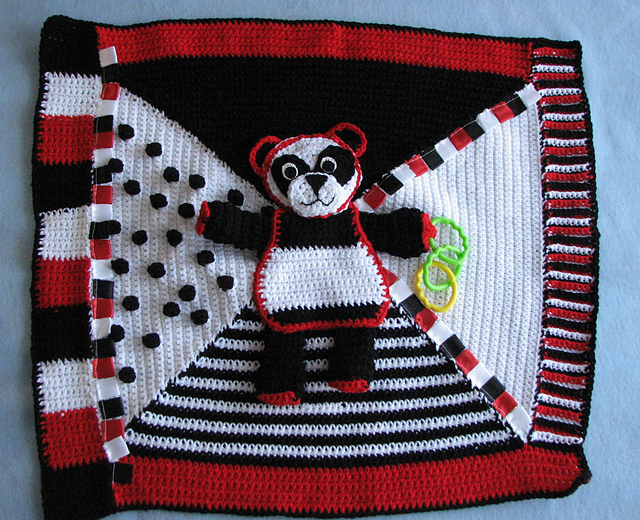Panda Activity Blanket For Baby