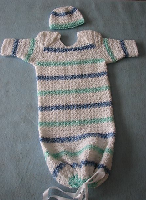Stripes Sweet Pea or Sleeper Bag For Baby