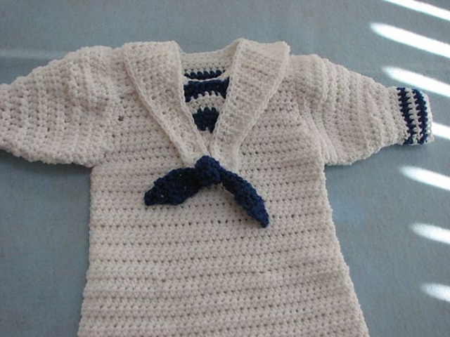 In The Navy Sweet Pea or Sleeper Bag For Baby