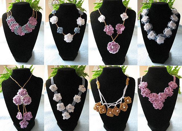 8 Flower Necklaces Pattern From My Favorite Flower