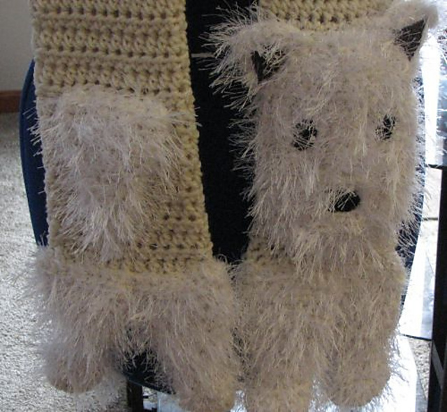 Long Hair Terrier Dog Scarf