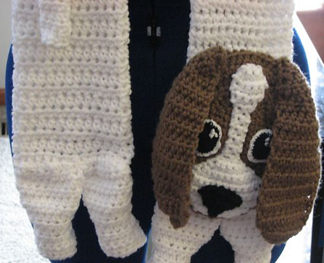 Basset Hound Dog Scarf