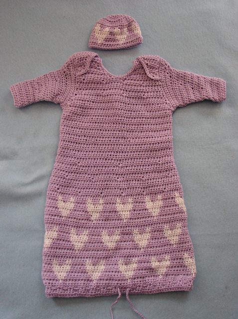 Lilac Sweet Pea with Hearts