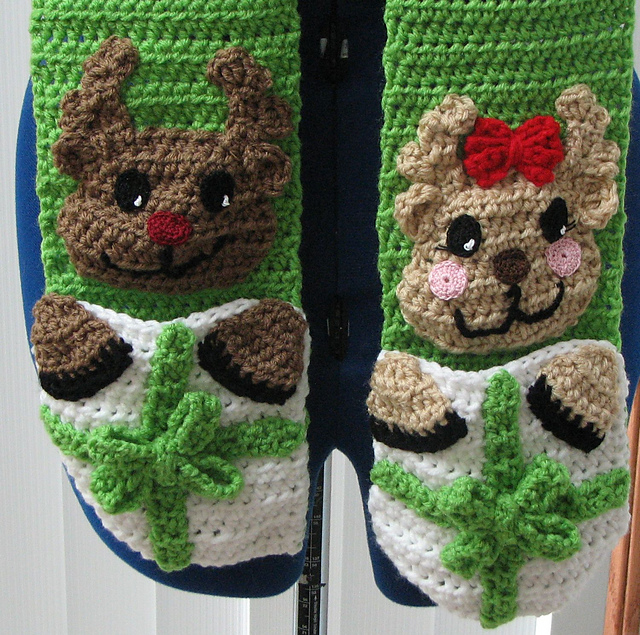 Boy & Girl Deer Scarf