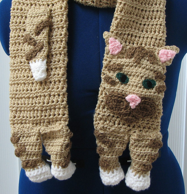 Tabby Cat Scarf