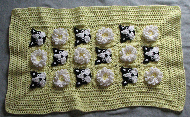 Boston Terrier Baby Afghan